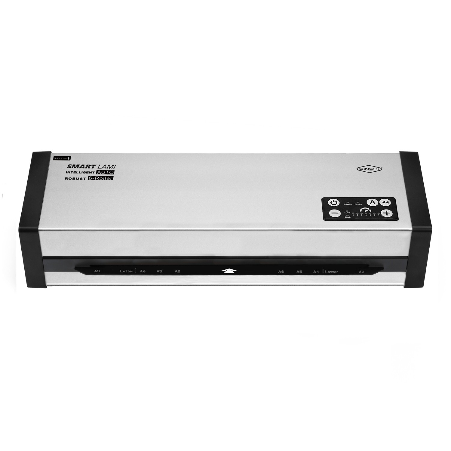 6-Roller Laminator with Patented Auto Sense & Anti-Jamming Technologies 