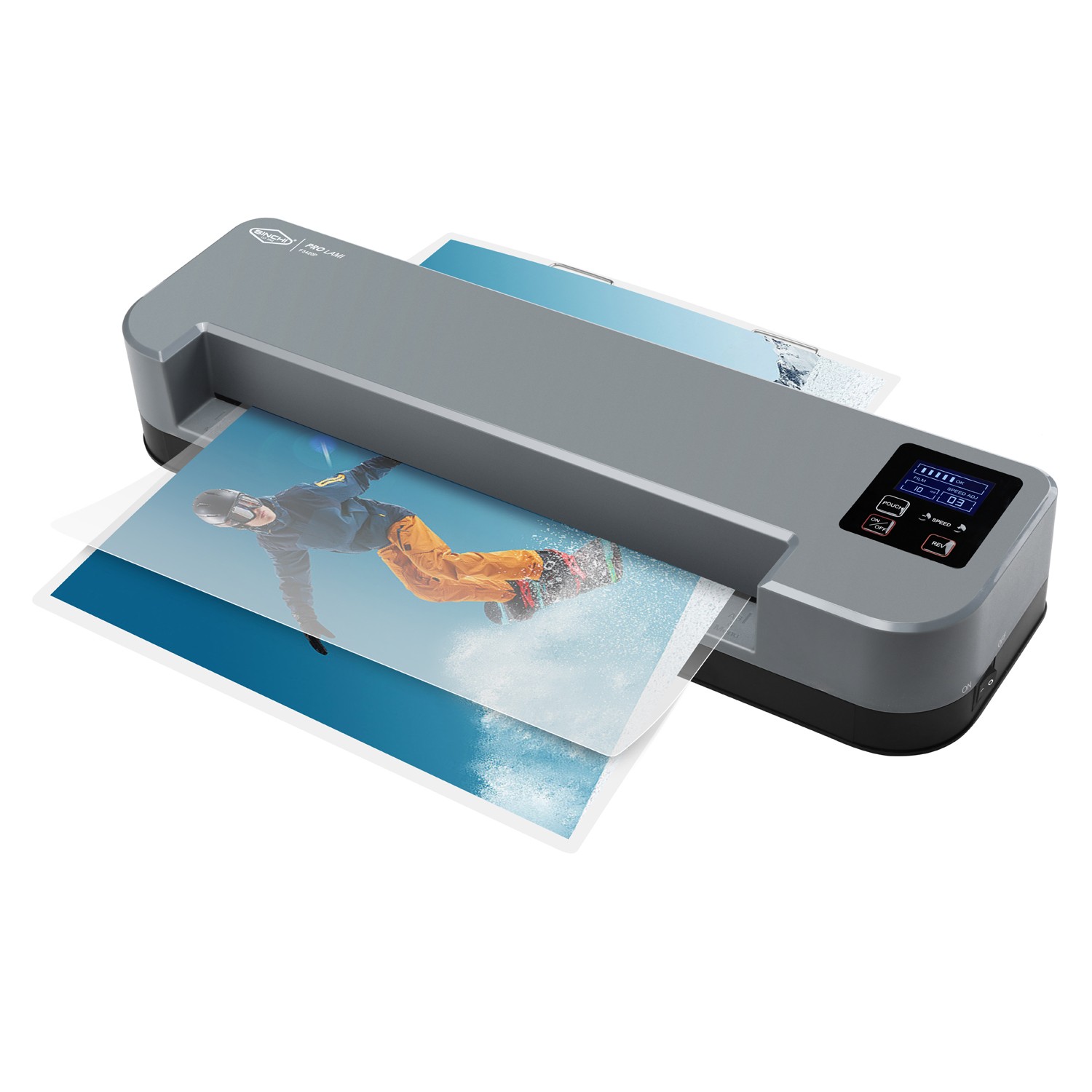 4-Roller Laminator & Foil Applicator with LCD Display 