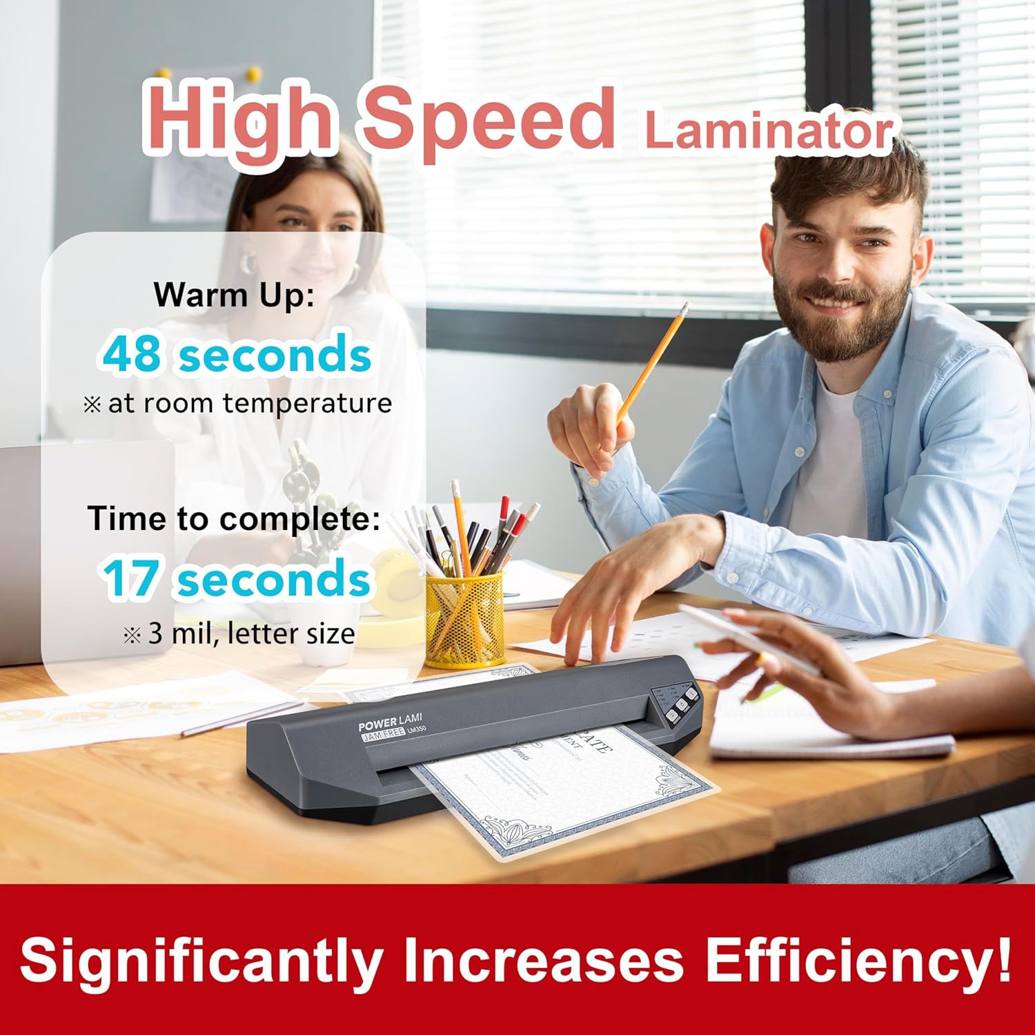 Heavy Duty Commercial 4-Roller Laminator 