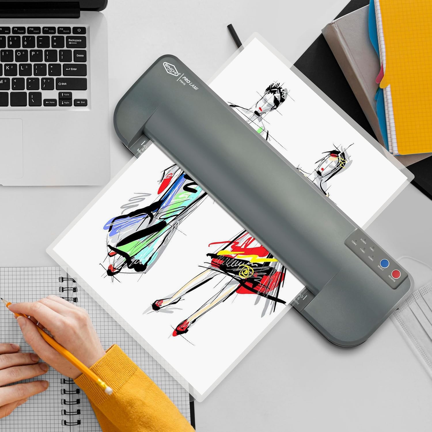 4-Roller Commercial Laminator & Foil Applicator 