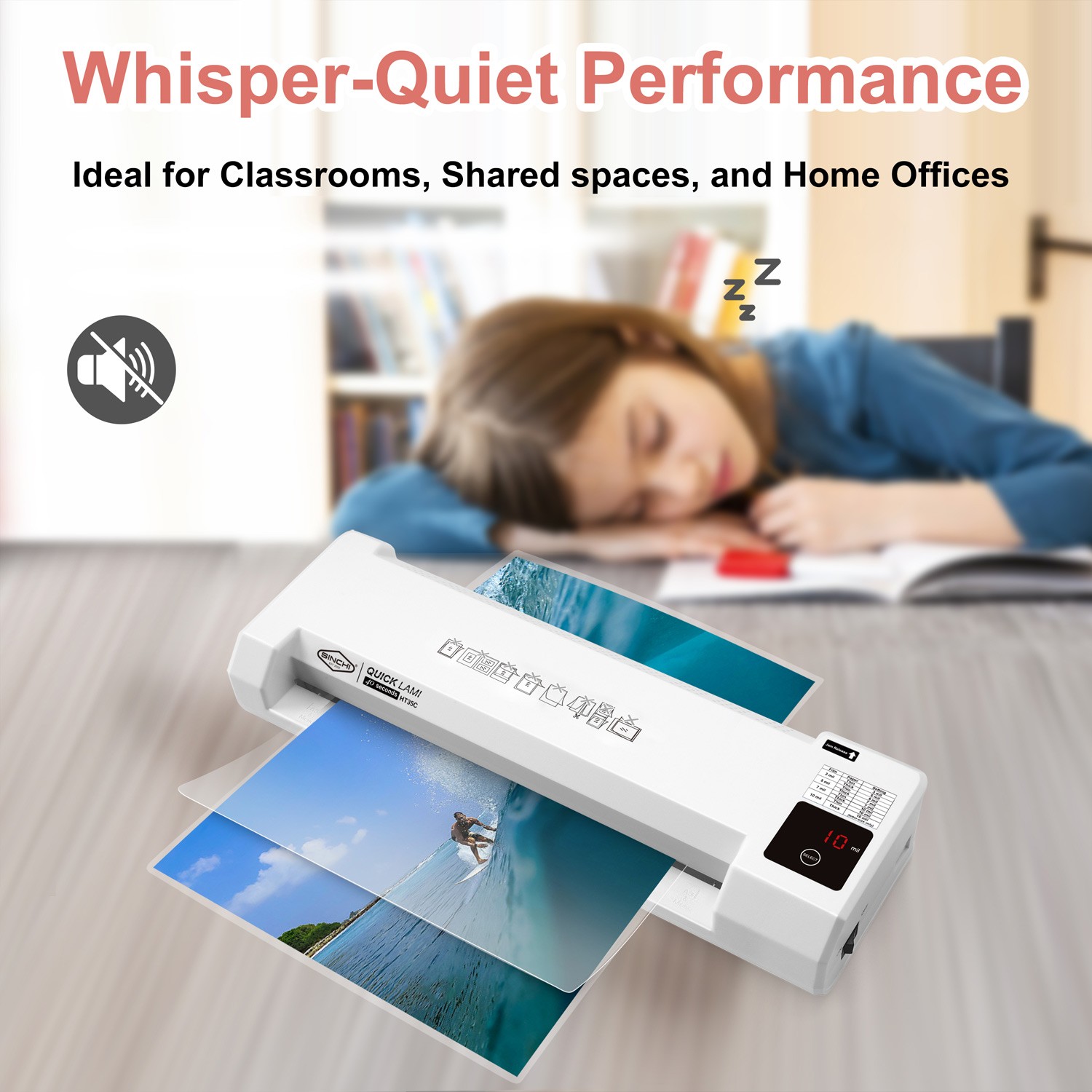 2-Large-Roller Laminator with LED Touch Panel (13-inchi / A3-size)